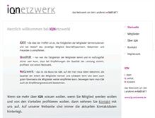 Tablet Screenshot of iq-netzwerk.de